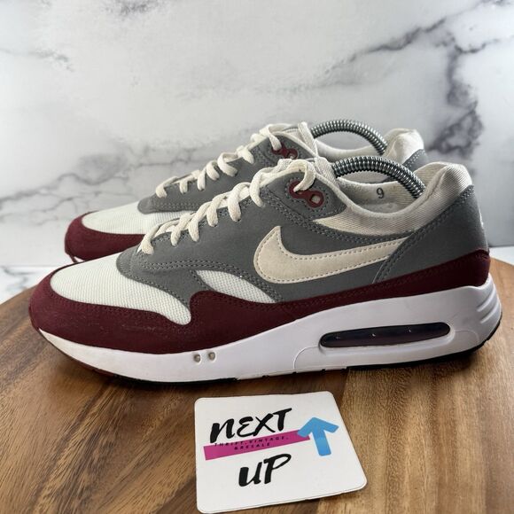 Men’s size 9-Nike Air Max 1 \'86 OG G White Burgundy Men\'s Golf Shoes DV1403-600 main image 9
